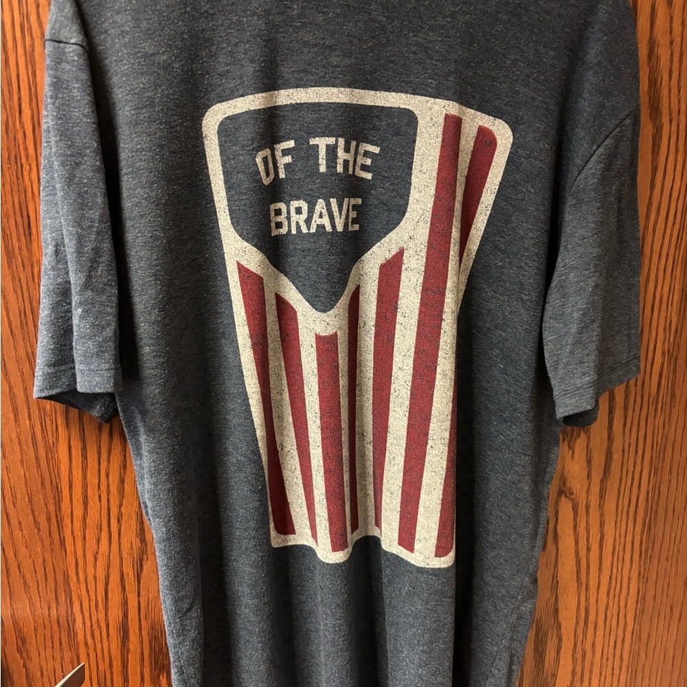 Baseballism home of the brave large shirt